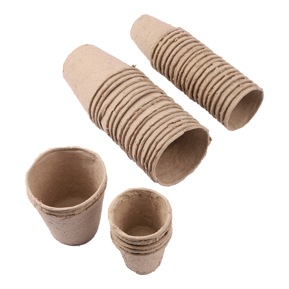 Peat Pellet Tray - 20 Buah 6.2Cm Perlindungan Lingkungan Taman