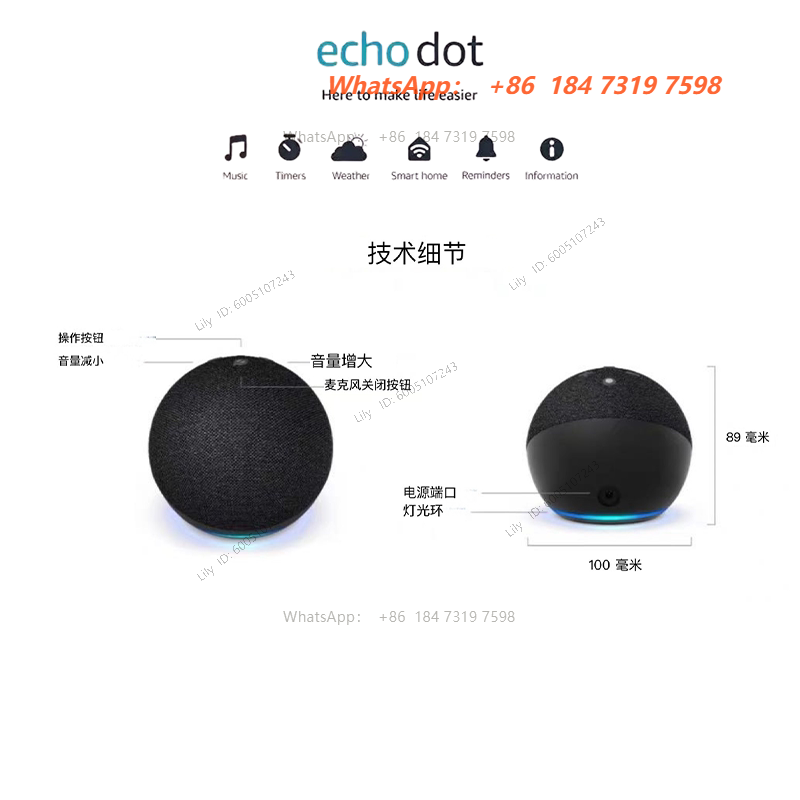 Speaker pintar Amazon Echo Dot - Amazon Speaker Echo Dot 5 ulasan dan harga