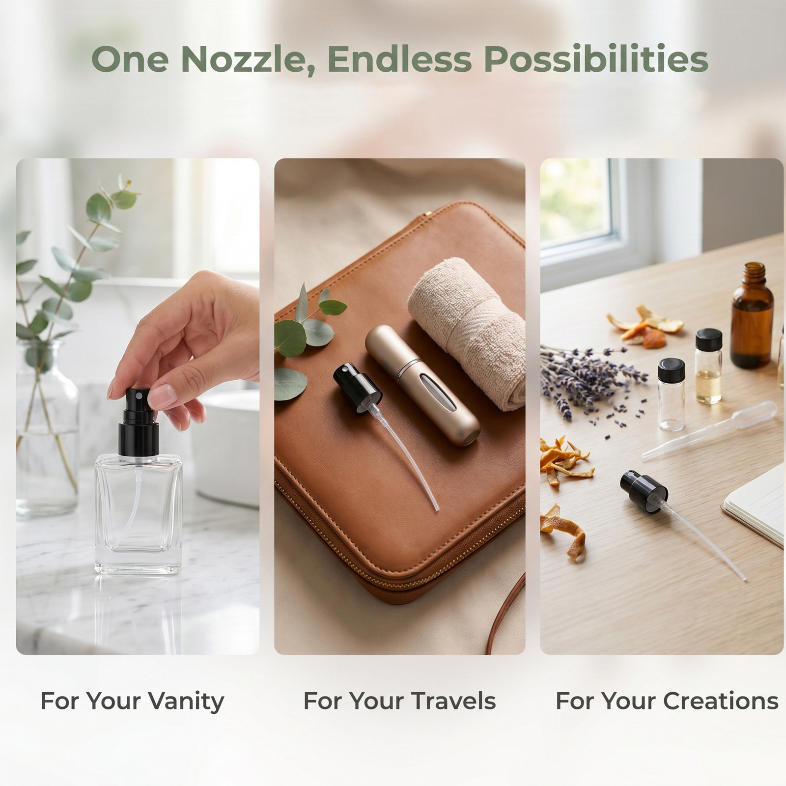 10 Buah Nozel Semprot Parfum H - Misting Bottle Fine ulasan dan harga